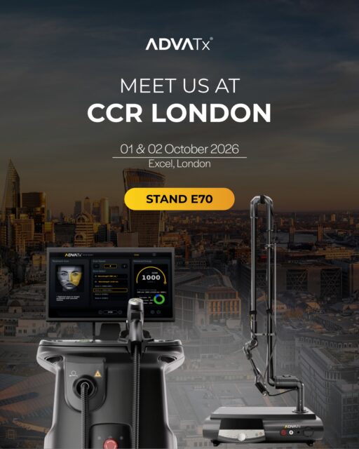 We’re heading to CCR London 👋

Join us at CCR London 2026, where we’ll be showcasing advanced laser technology for real skin concerns.

📍 ExCeL London
📅 1–2 October 2026
📌 Stand E70

Come and discover ADVATx, explore the technology and speak to the team about how our platform can support your clinic and expand your treatment offering.

#ccrlondon #lasertreatment #advatx #skinlaser #skinrejuvenation
